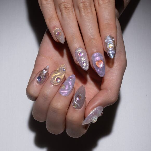 Nailcissist Fairy Floss Jelly Press-On Nails • Small • Limited Edition - Picture 3 of 10